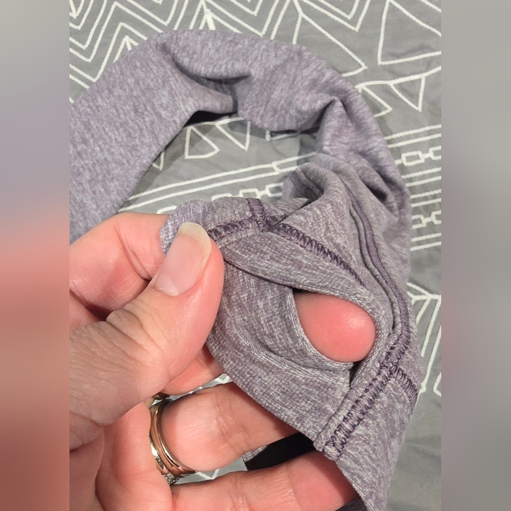 Lululemon Rulu Rally Wrap In Heathered Purple Size 4 - Picture 4 of 10
